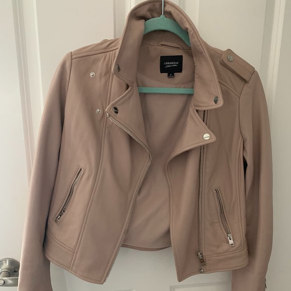 Lamarque Leather Bomber Jacket - Picture 1 of 6